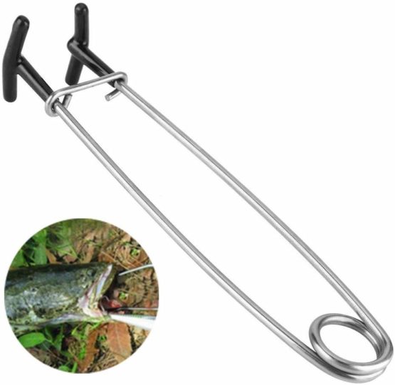 Zerone Stainless Steel Fish Mouth Spreader Water Bottle Hanger Jaw