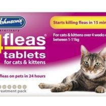 (3 Pack) Johnsons Vet - 4 Fleas Cat Flea Tablets - 6 Tab