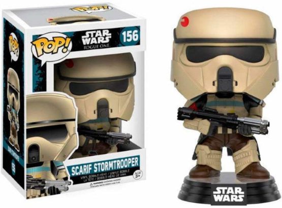 Funko POP! 10461 "Star Wars Rogue One Scarif Stormtrooper Stripes Bobble Toy - Image 2