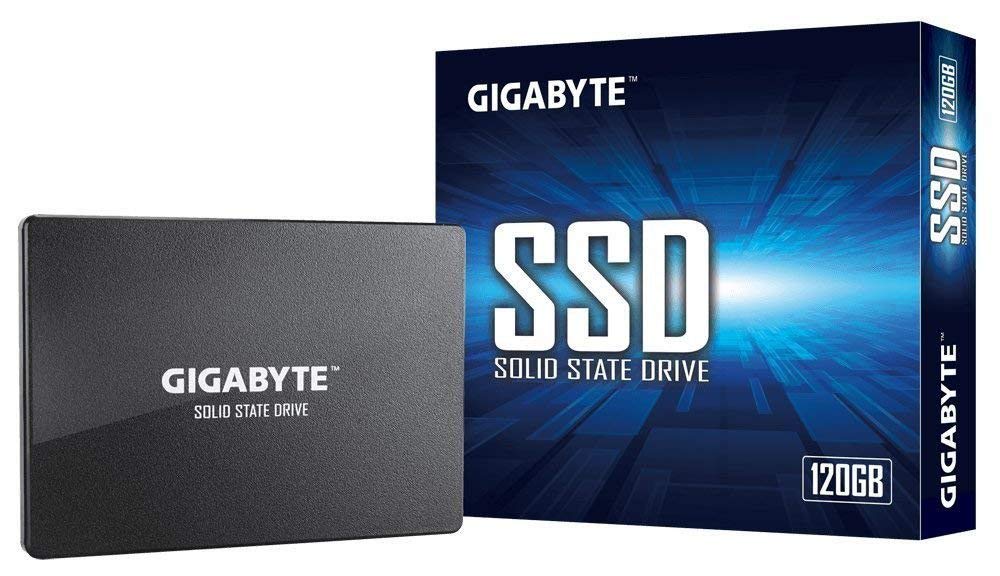 Gigabyte 120GB 2.5" SATA 6Gbps Solid State Drive, GP-GSTFS31120GNTD, Black
