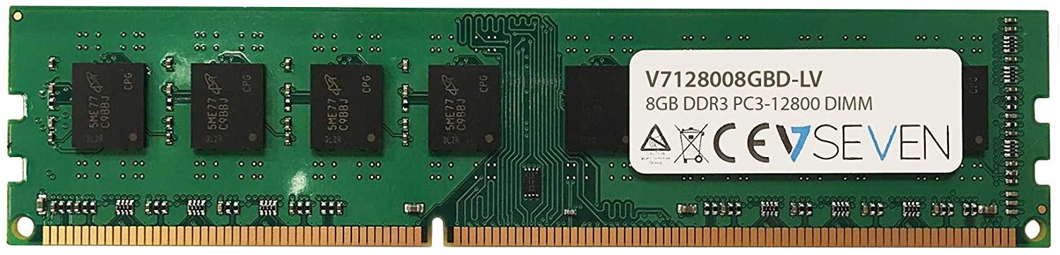 V7 V7128008GBD-LV V7 8GB DDR3 PC3L_12800 _ 1600MHZ DIMM Desktop Memory Module _ V7128008GBD-LV, Desktop DDR3
