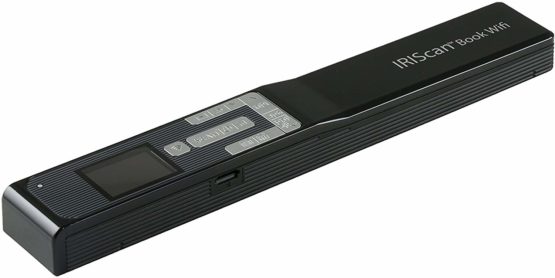 IRIS - IRIScan Book 5 Portable Color Scanner I Mobile Scanning Device I Fast I DIN A4 I Digitalizes Pages into PDF & JPEG I No Computer needed I Long-life Battery for up to 100 A4 Pages - Black