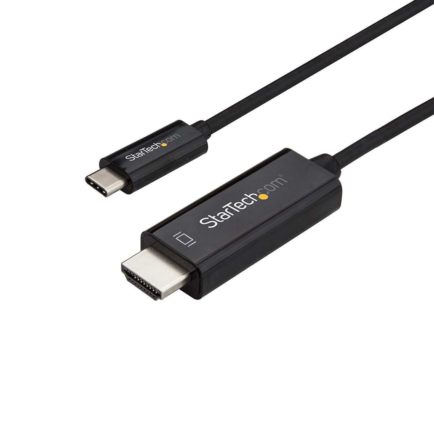 StarTech.com 10ft (3m) USB C to HDMI Cable, 4K 60Hz USB Type C to HDMI 2.0 Video Adapter Cable, Thunderbolt 3 Compatible