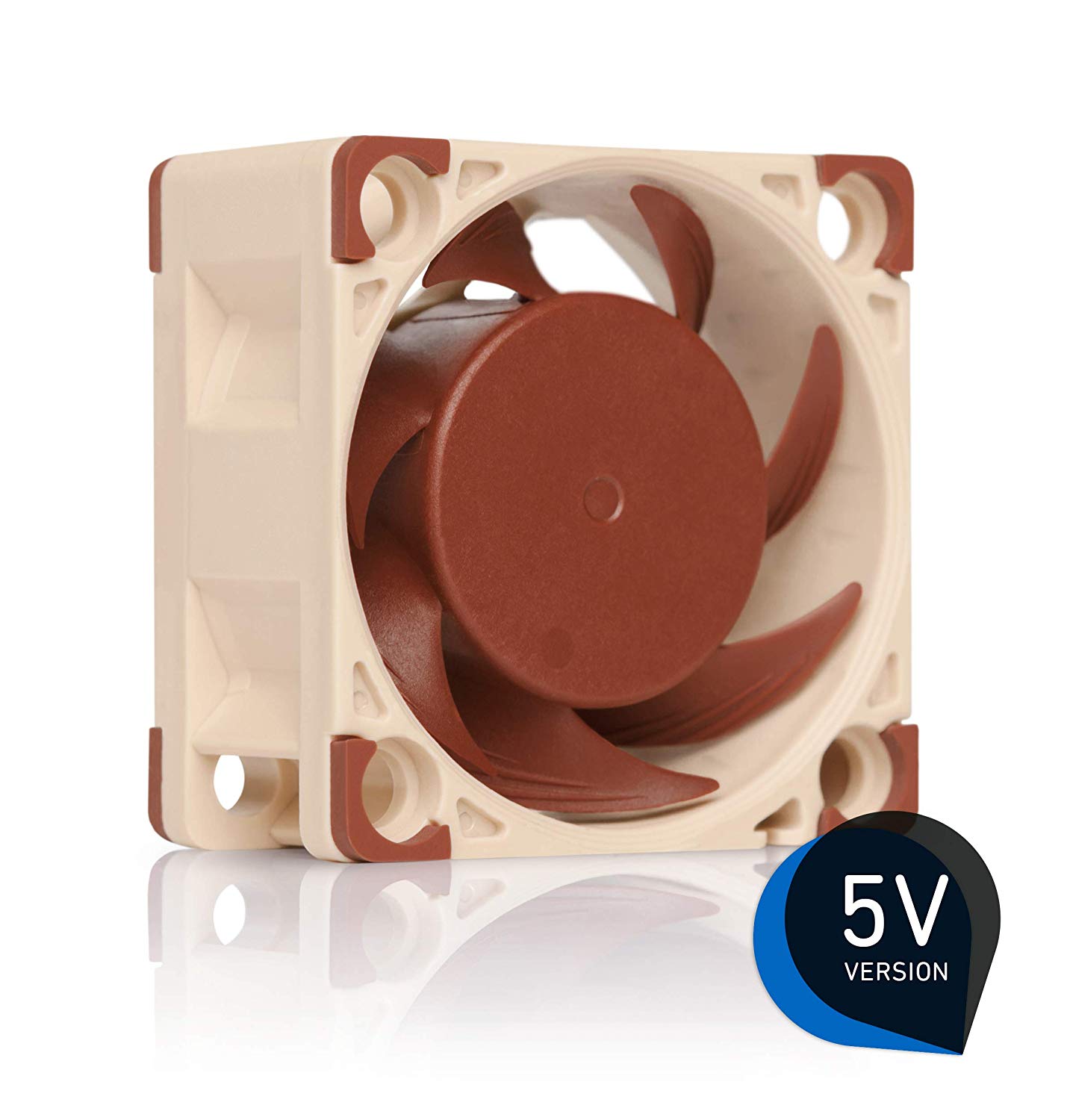 Noctua NF-A4x20 5V, Premium Quiet Fan, 3-Pin, 5V Version (40x20mm, Brown), beige / brown