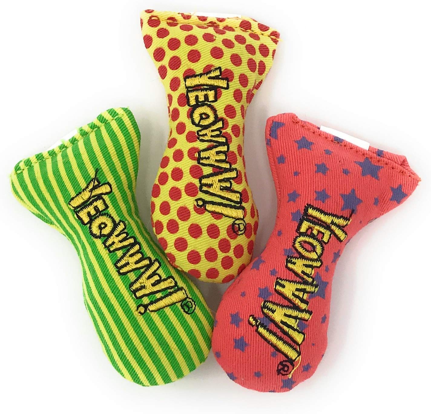 YEOWWW Catnip Toys for Cats - Organic Very Strong Catnip Fish Stinkies Sardines Cat Toys, Pack of 3, 7.5cm Long - Image 2
