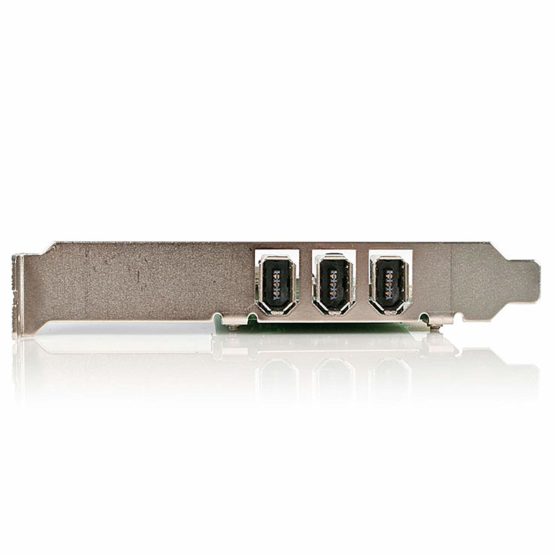 StarTech 4 port PCI 1394a FireWire Adapter Card - 3 External 1 Internal FireWire PCI Card for Laptops (PCI1394MP) - Image 3