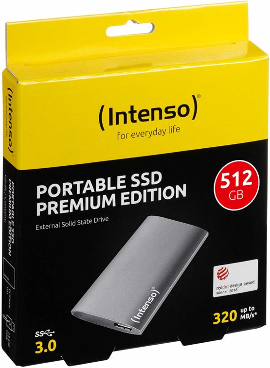 Intenso external SSD 1,8 512GB USB 3.0 Aluminium Premium - Image 4