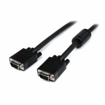 StarTech VGA to VGA Cable - 1 ft - HD15 M/M - Coax High Resolution - Computer Monitor Cable - Video Cable - VGA Monitor Cable (MXT101MMHQ1), Black