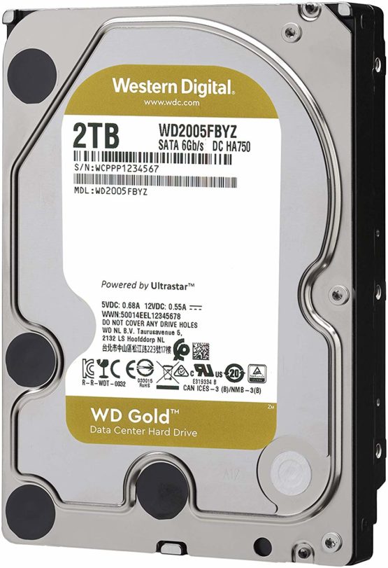 Western Digital HDD Gold 2 TB SATA 128 MB 3.5 Inch - Image 3