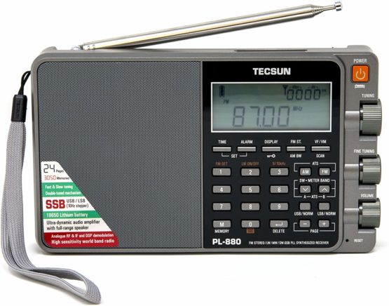 Tecsun PL-880 Portable Band Radio Receiver with AM/FM/SSB Modes