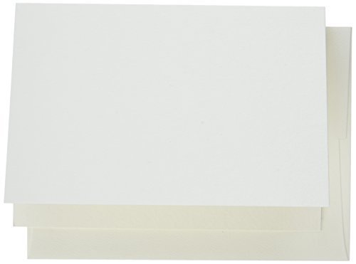 Strathmore Watercolor Greeting Card Pkg 10, White, 5x6.875 - Image 2