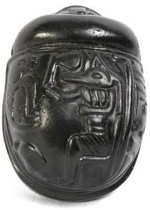 Puckator Black Scarab - Home Living Room Decoration - Gifts For Men Women, Length 7.5cm