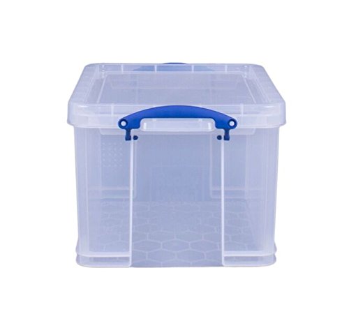 Really Useful Plastic Storage Box 48 Litre Clear, 48 Litre x 1 - Image 2