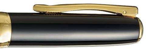 Diplomat Excellence A2 Fountain Pen with Steel Medium Nib - Lapis Black/Matt Chrome - Image 3