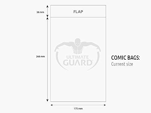 Comic Bags (Current Size, Pack of 100), Clear, Medium - Image 3
