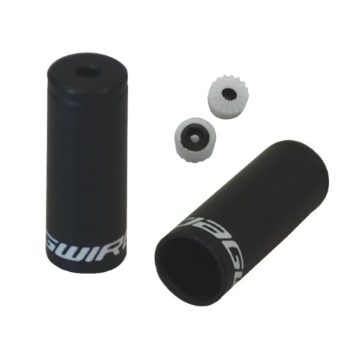 Jagwire Etanches Gear gears 4 mm aluminium Casing Black 4 mm 50 Pieces, black - black