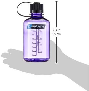 Nalgene Narrow Mouth Tritan Bottle, Purple, 16 oz, 473 ml - Image 2