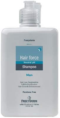 FREZYDERM Hair Force Shampoo Men PN: B00745KMP2, White, 200 ml (Pack of 1)