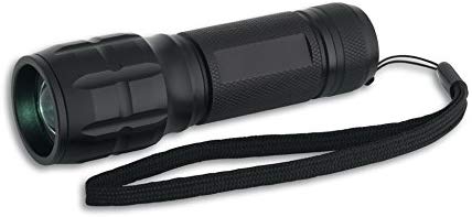 TFA Lumatic Spot LED Flashlight 3.4 x 3.4 x 10.7 cm Black, 3,4x3,4x10,7cm