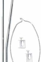 Roba 0298 Canopy Bar High Steel Profile 2 Clips to Attach to Main Bed, 150 cm
