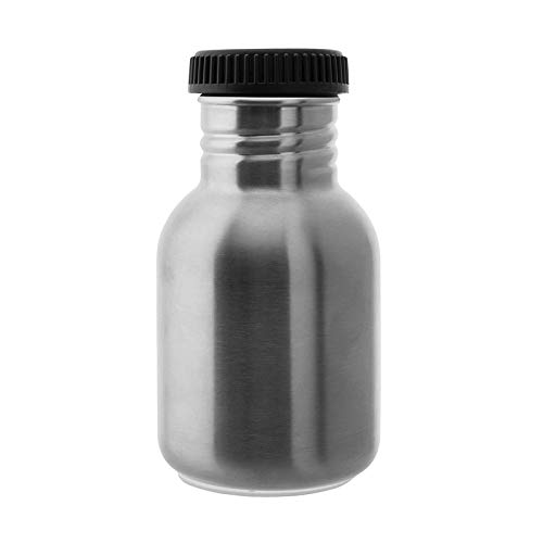 LAKEN Bot. ac. inox Basic 500ml - Black plastic screw cap, Steel, 0,5