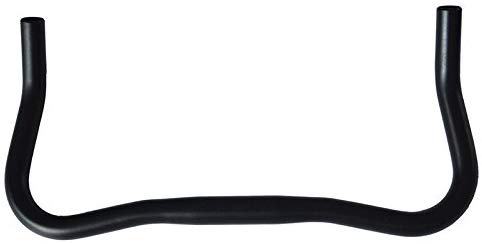 UPANBIKE 25.4mm 37cm Bullhorn Riser Bar for Fixed Gear Bike Bicycle Alloy Handlebar Black - Image 2