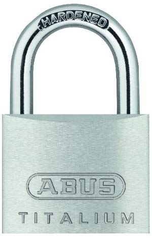ABUS Titalium 64TI/20 Padlock, Set of 2, keyed Alike, Lock Body Made of Special Aluminium, Hardened Steel Shackle