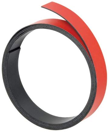 Franken M801-01 Magnetic Strips 5 mm x 1 m Red, red, 20 mm
