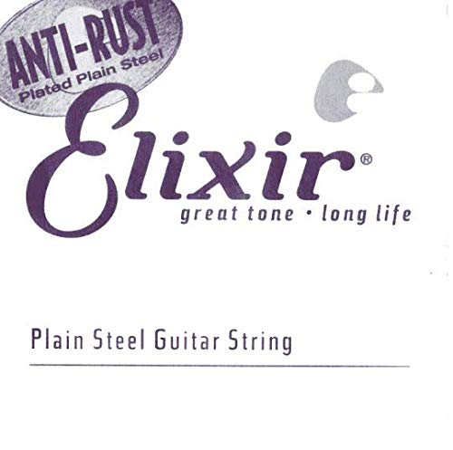 Elixir® Strings Electric Guitar Single String with NANOWEB® Coating (.036), Nickel