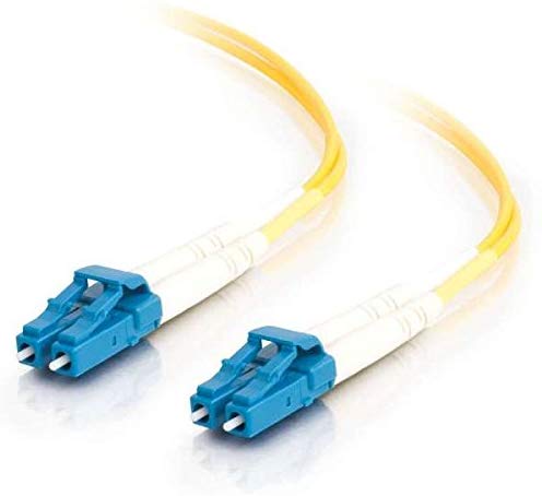C2G 30m Fibre/Fiber Optic Cable for Gigabit Ethernet Applications LC/LC LSZH Duplex Single-mode 9/125 SM Fibre