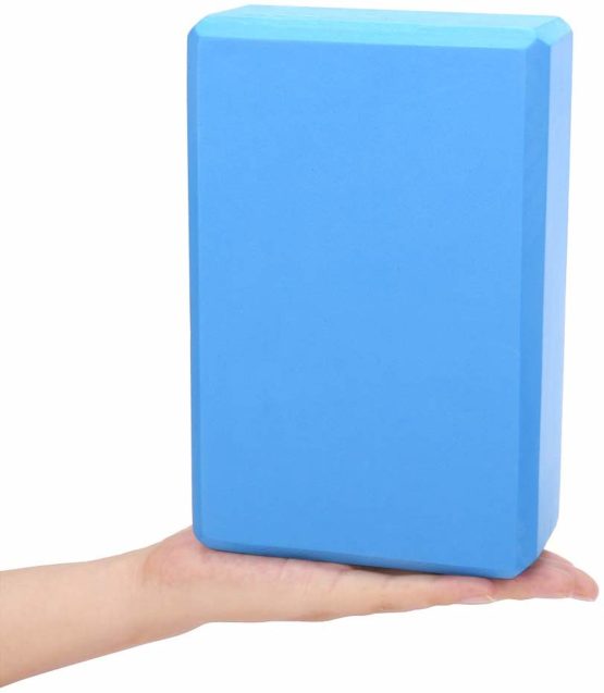 H&S 2 x Yoga Block High Density EVA Foam Brick Eco Friendly Purple Blue - Image 4