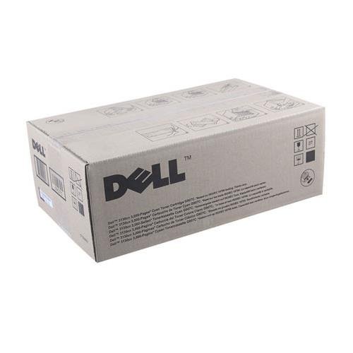 Dell Standard Capacity Cyan Toner Cartridge for Dell 3130cn Colour Laser Printers (Yield 3,000 Pages), blue, 3000 Pages