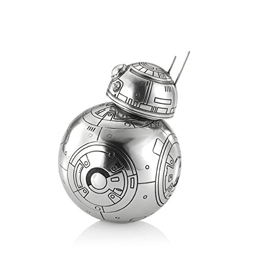 Royal Selangor Hand Finished Star Wars Collection Pewter BB8 Container, Silver - Image 3