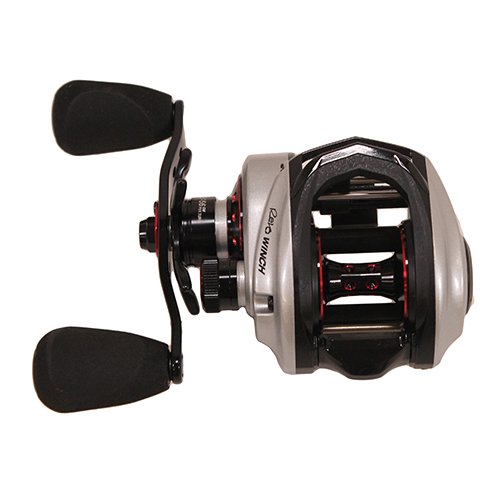 Abu Garcia Revo Winch Low Profile Reel, Silber/Schwarz, REVO4 WINCH-L Left Handle