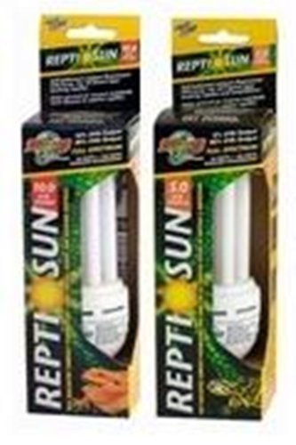 Zoo Med Zoomed Reptisun 10.0 Compact Lamp,Whites & Tans,13 Watt - Image 2