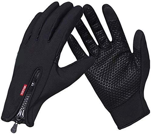 COTOP Winter Warm Gloves for Men Women Outdoor Windproof Touchscreen Gloves Water Resistant Anti Slip for Running Cycling Walking Riding Driving-M