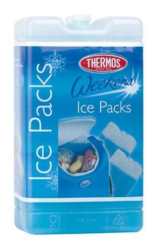 Thermos Weekend Reusable Ice Packs, 400 g - Blue, Pack of 2 Multicolour, 400g