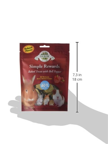 Oxbow Bell Pepper Simple Rewards Baked Treats, May Vary, 85.05 g (Pack of 1) - Image 3