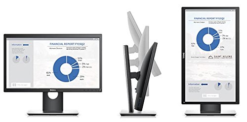 Dell P2018H, LED monitor, 20" (19.5" viewable), 1600 x 900 @ 60 Hz, TN, 250 cd/m², 1000:1-5 ms, HDMI, VGA, DisplayPort - Image 2