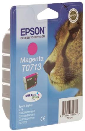 Epson T0713 Cheetah Magenta, Genuine, DURABrite Ultra Ink - Image 3