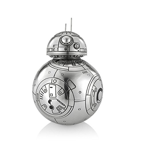 Royal Selangor Hand Finished Star Wars Collection Pewter BB8 Container, Silver