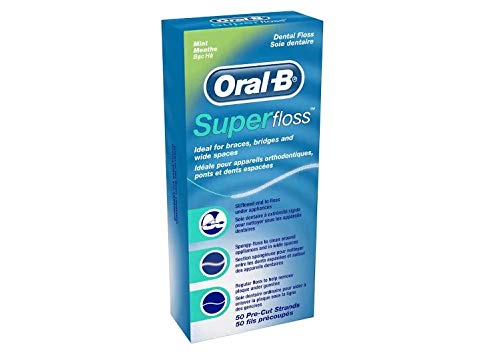 Oral-B 50 Pieces Pre-Cut Super Floss - Pack of 3, 1 count (Pack of 150) - Image 3