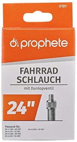 Prophete Bicycle Inner Tube 24 Inch Dunlop Valve ETRTO 40-507, 47-507, 50-507, 54-507, 57-507 - Image 3