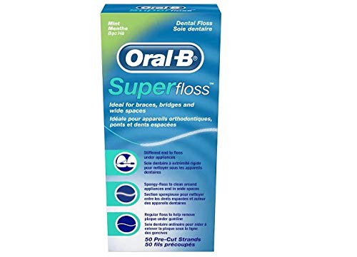 Oral-B 50 Pieces Pre-Cut Super Floss - Pack of 3, 1 count (Pack of 150) - Image 4