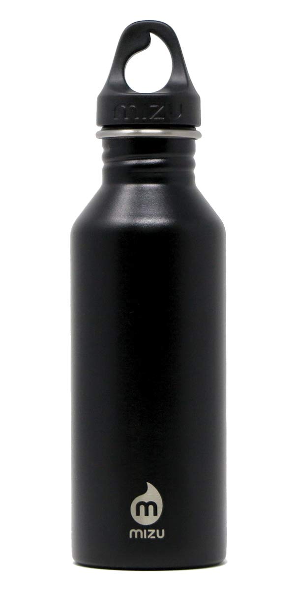 Mizu M5 Stainless Steel Water Bottle, Black, 500 ml, 530 ml