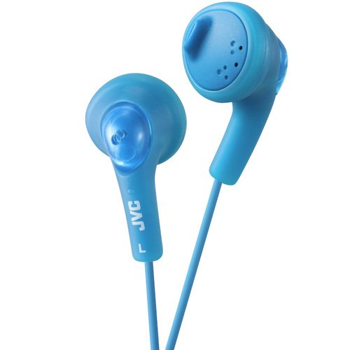 JVC Gumy In-Ear Wired Headphones Earphones Compatible with iPod, iPhone, Samsung - Blue