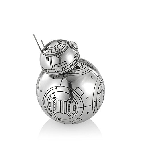 Royal Selangor Hand Finished Star Wars Collection Pewter BB8 Container, Silver - Image 2