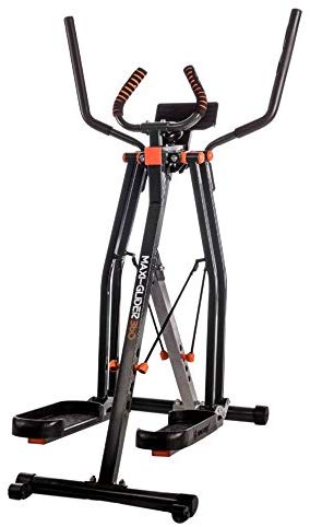 New Image Maxi-Glider 360-10-in-1 Cross Trainer, Foldable Indoor Exercise Equipment, Great For Home Cardio Workouts