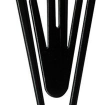 Laurel Plastiklips Box of Paper Clips 35 mm Polystyrene Plastic Black