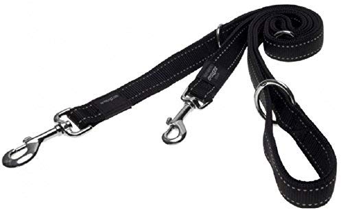 Rogz Utility Multi Purpose Lead, 20 mm x 1.8 m, Large, Black